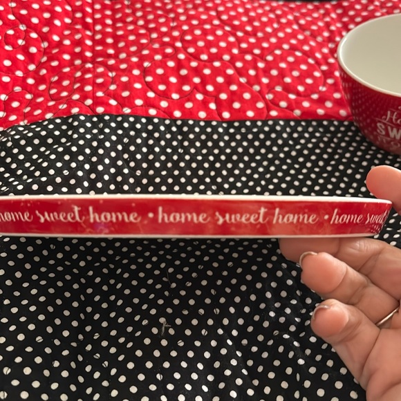 🏡2 piece snack set Home Sweet Home 🏡 new no tags - Picture 4 of 7